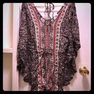 Charlotte Russe Batwing Sleeve Romper